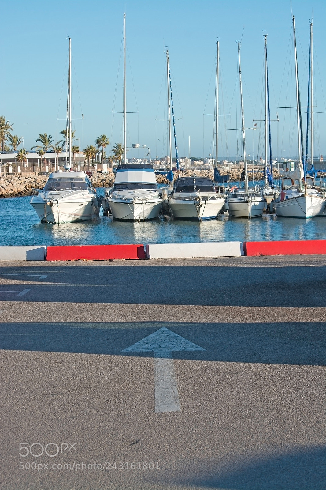 Nikon D7100 sample photo. Portixol marina moored boats photography