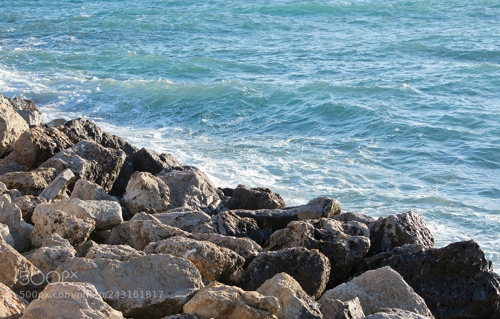 Nikon D7100 sample photo. Rocks and mediterranean waves photography