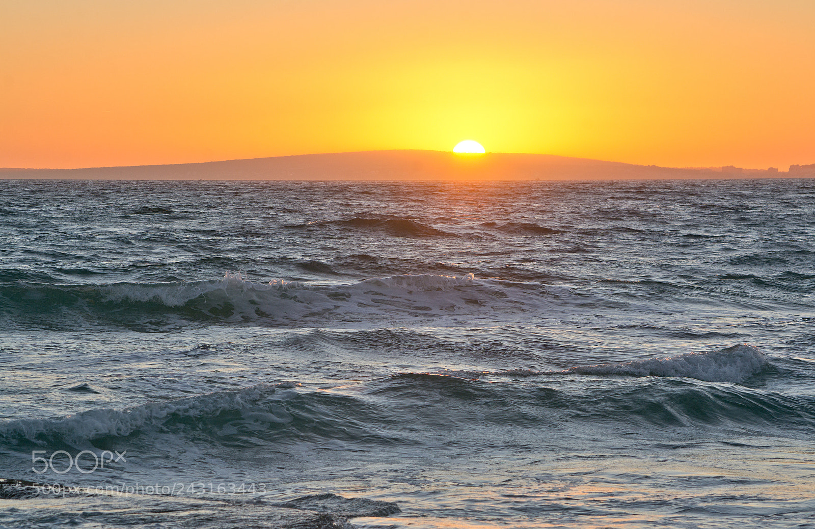 Nikon D7100 sample photo. Golden sunset and ocean photography