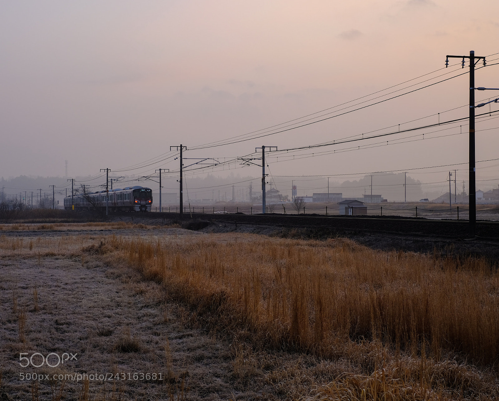Fujifilm X-E3 sample photo. Train on a winter photography