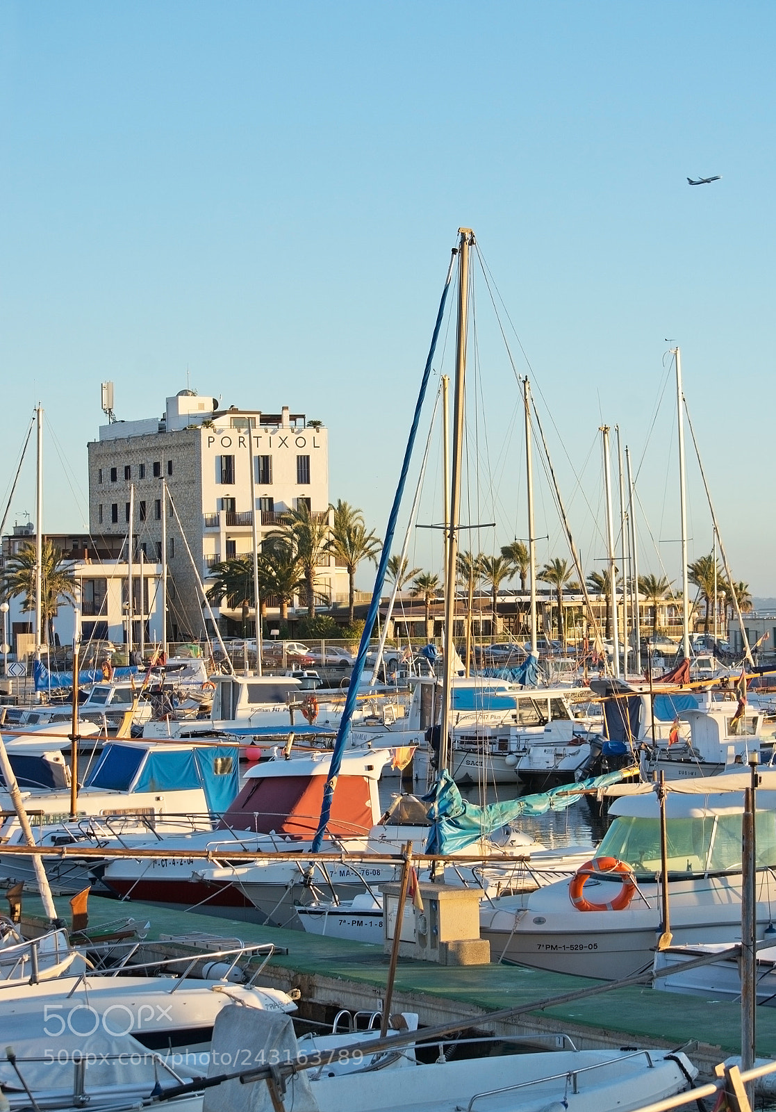 Nikon D7100 sample photo. Portixol marina moored boats photography