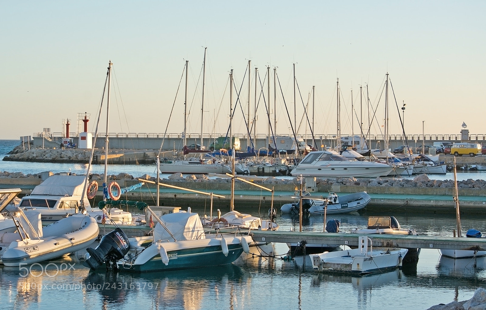 Nikon D7100 sample photo. Portixol marina moored boats photography