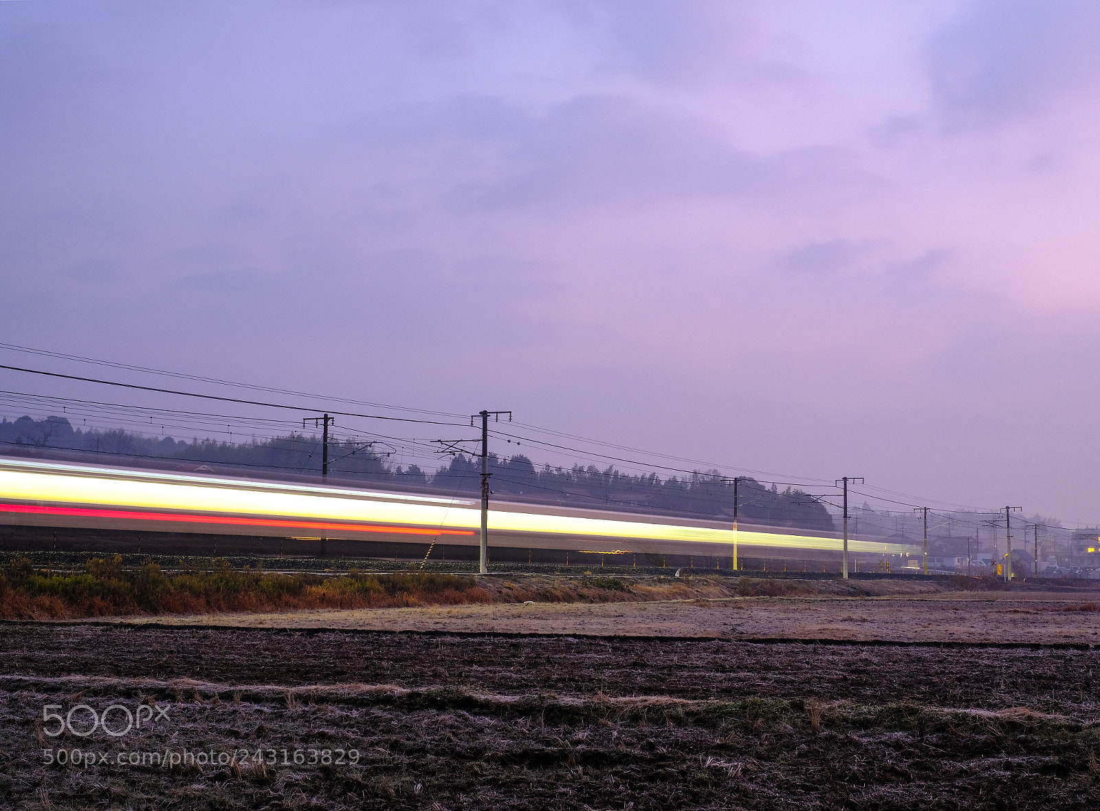 Fujifilm X-E3 sample photo. Train on a winter photography