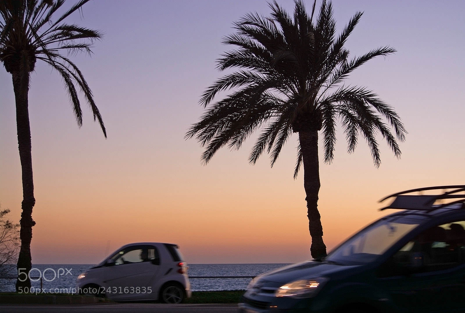 Nikon D7100 sample photo. Ocean horizon and traffic photography