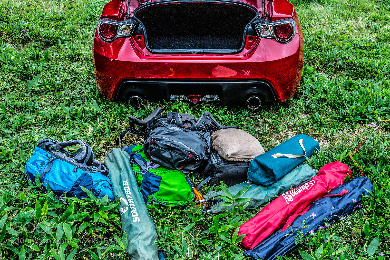 Nikon D4 sample photo. Baggage inside toyota 86 photography