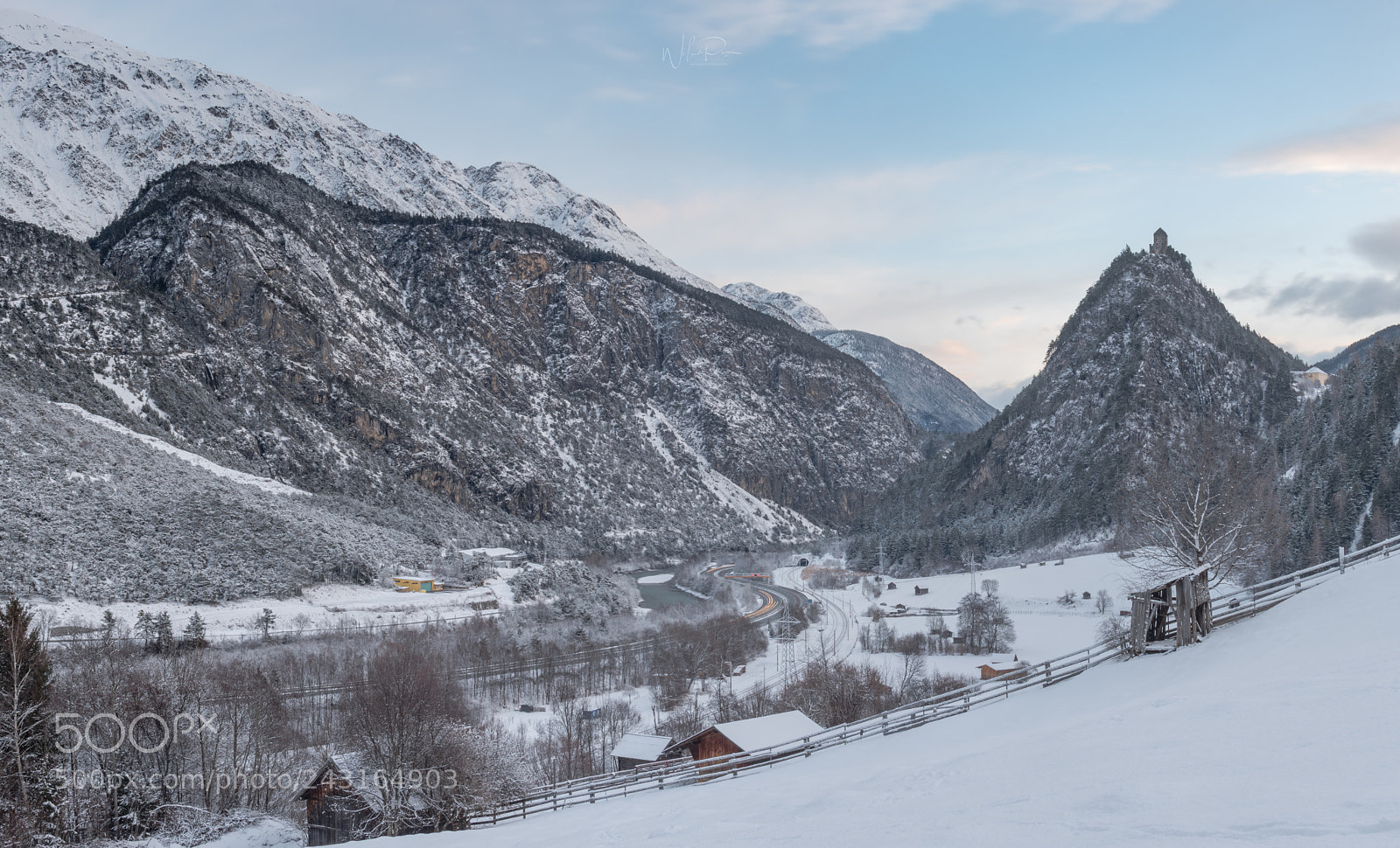 Nikon D500 sample photo. Kronburg castle morning view photography
