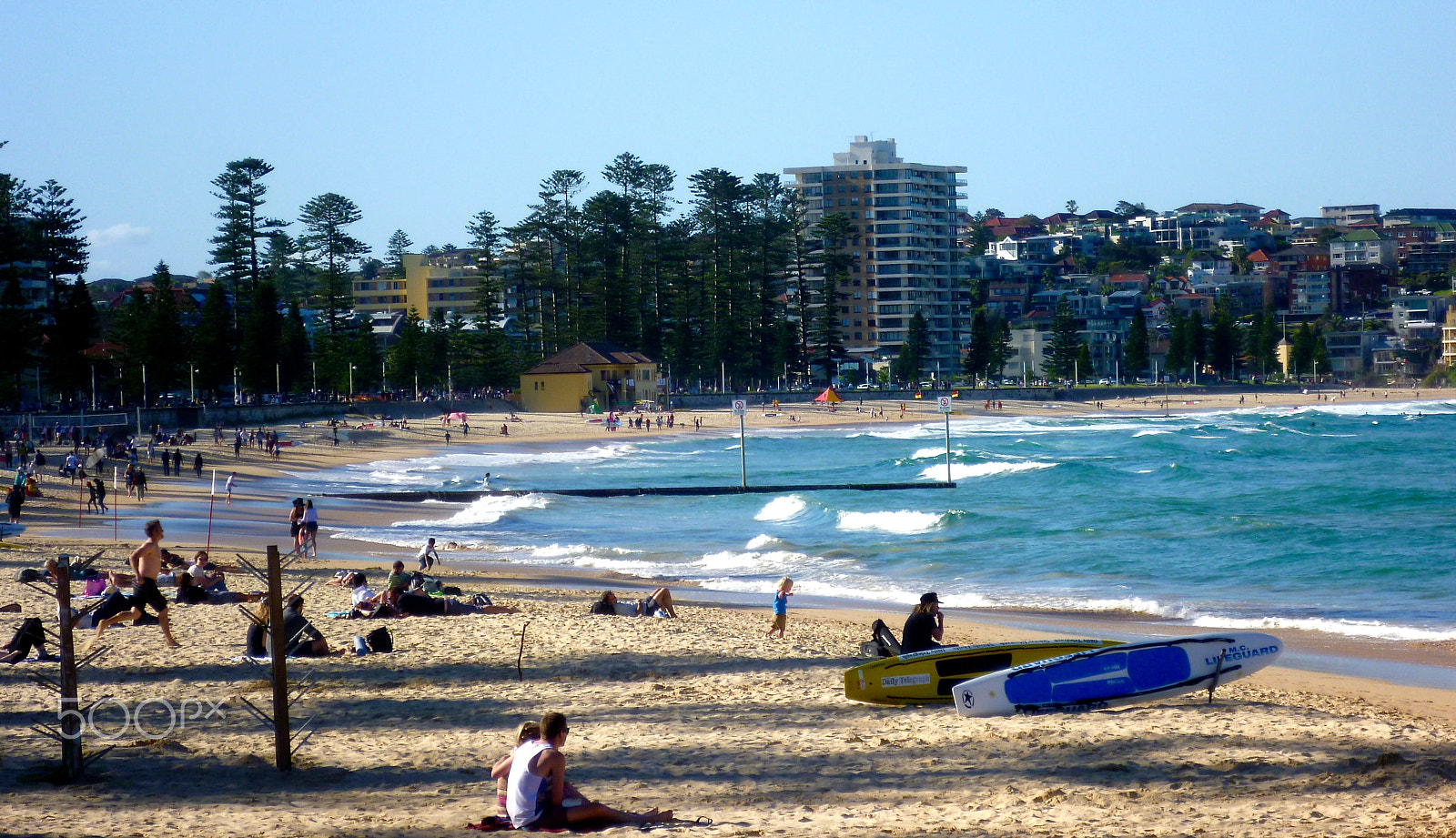 Panasonic DMC-FS10 sample photo. Manly beach in sydney, australia photography