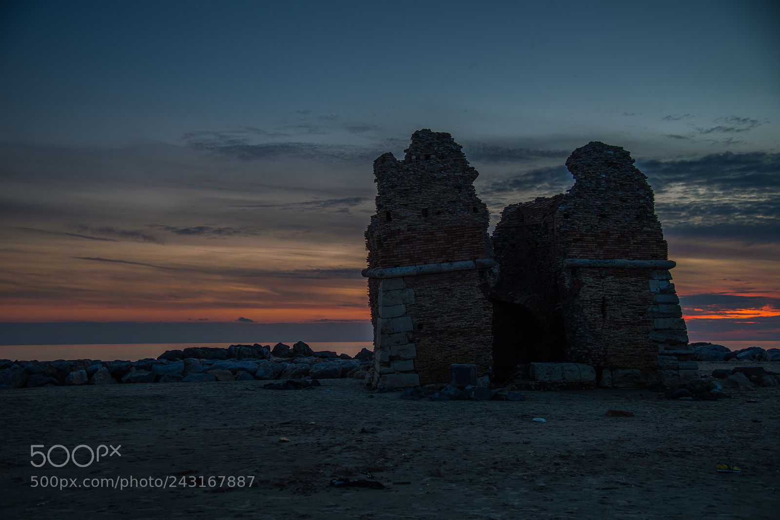 Nikon D610 sample photo. Tramonto da torre flavia photography