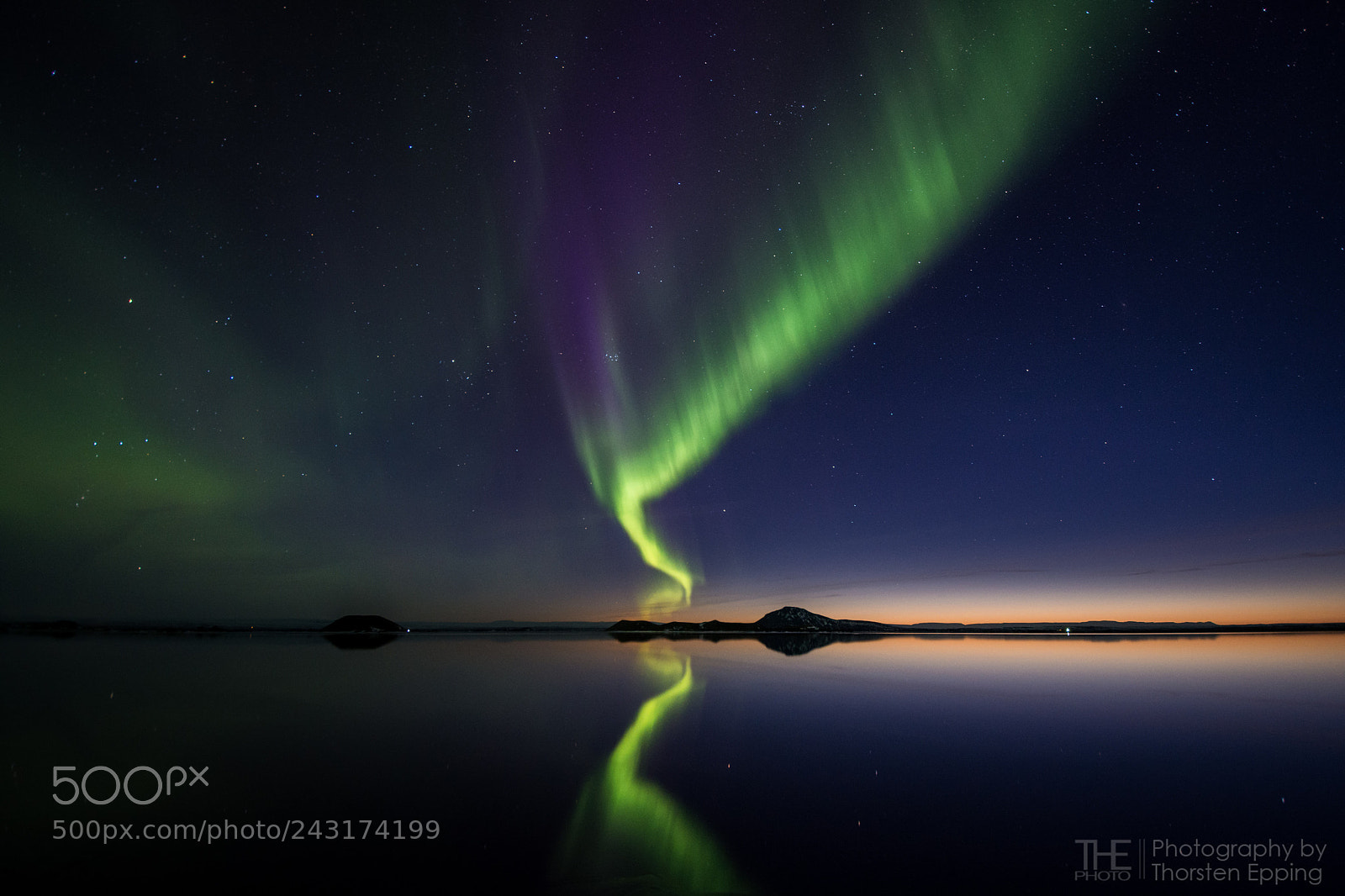 Nikon D7100 sample photo. Aurora borealis myvatn lake photography