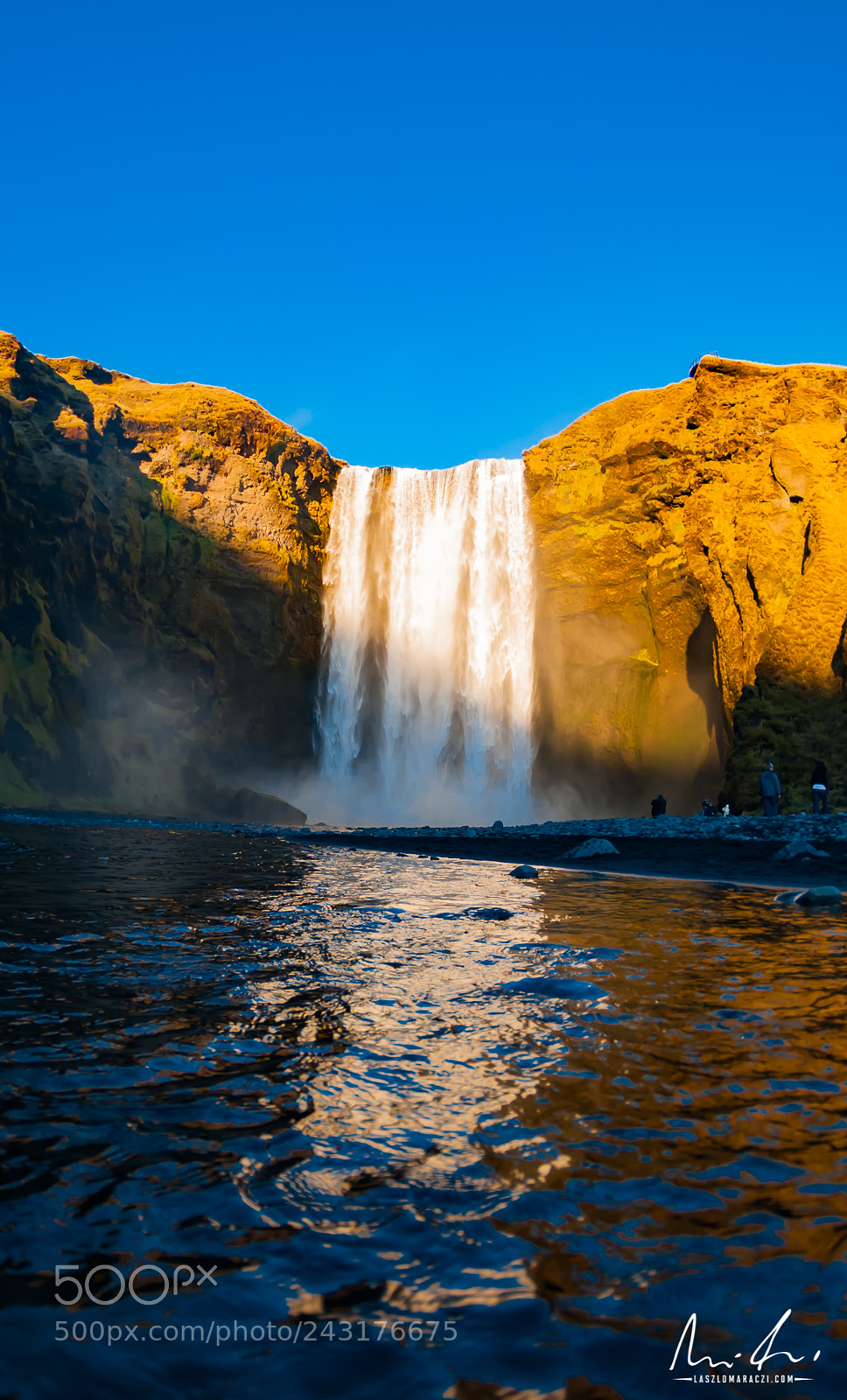 Nikon D300 sample photo. Skogafoss waterfall photography