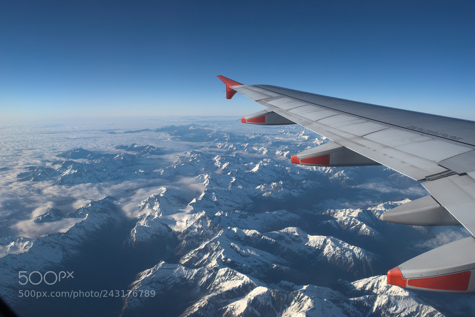 Nikon D3300 sample photo. Southern alps plane view photography