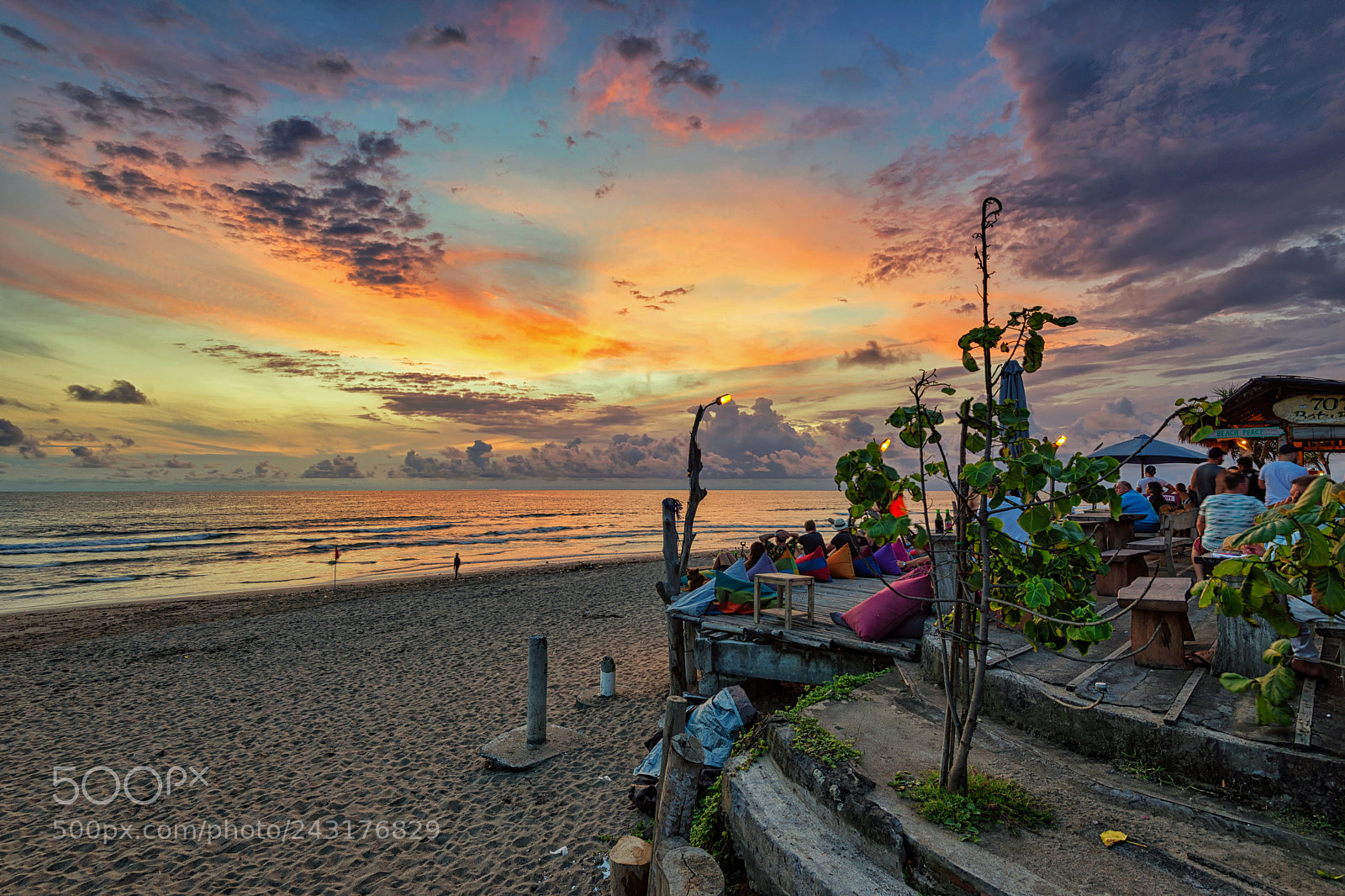 Nikon D610 sample photo. Sunset at pantai batubelig photography