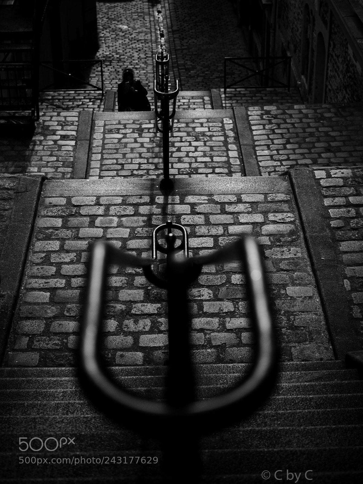 Nikon D5100 sample photo. Stairs in paris photography