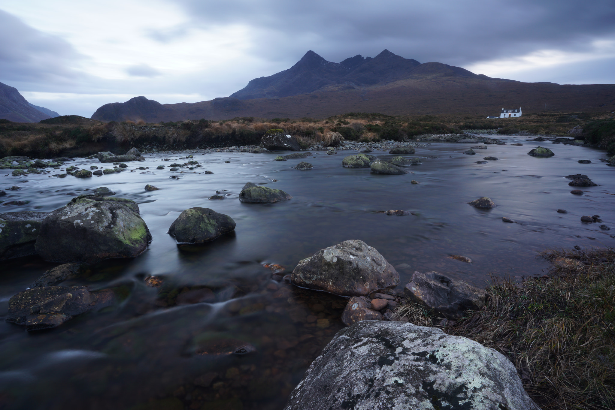 Sony a7R II sample photo. Little cottage on skye photography