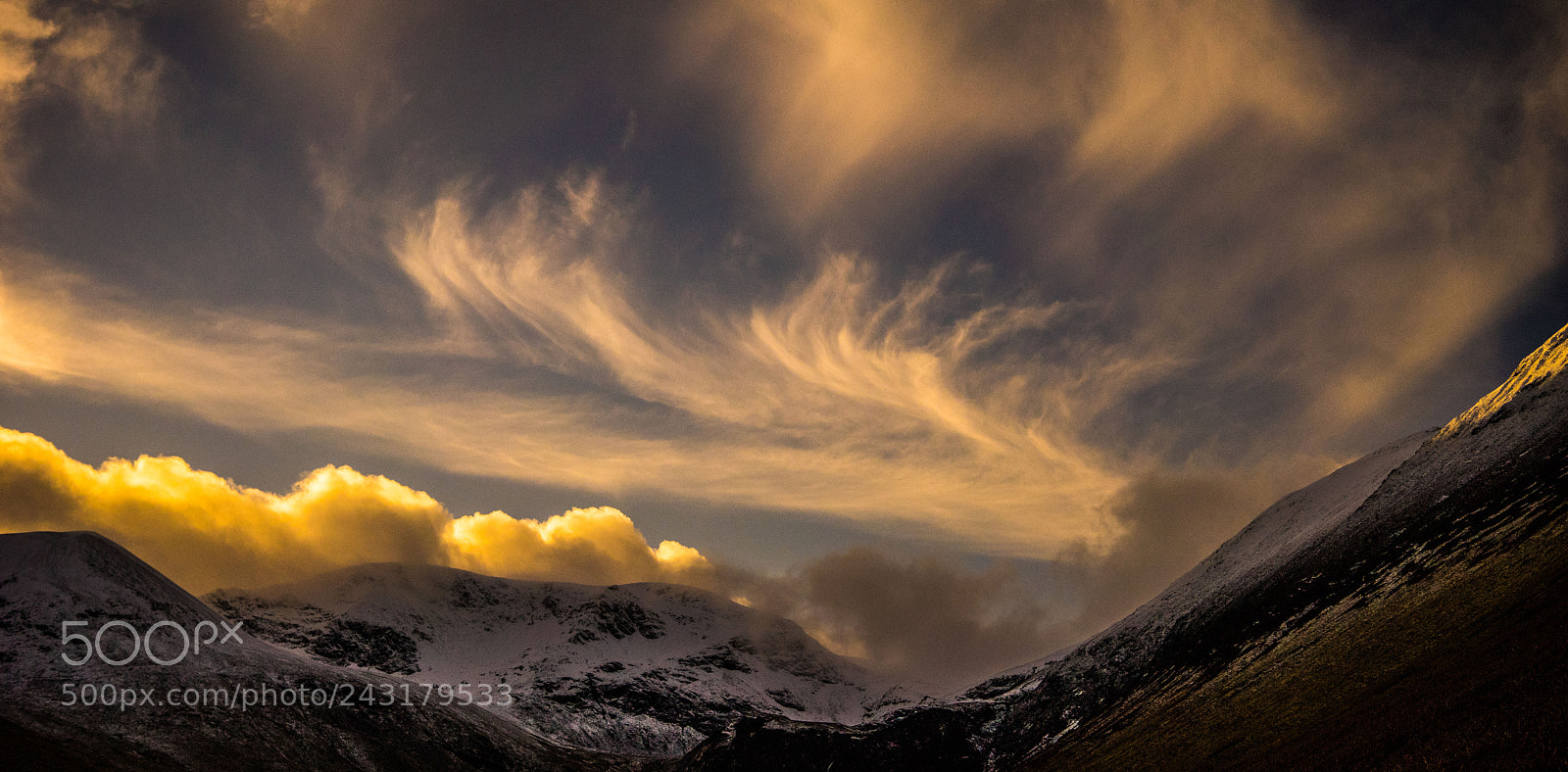 Sony a7 sample photo. Coledale dusk photography