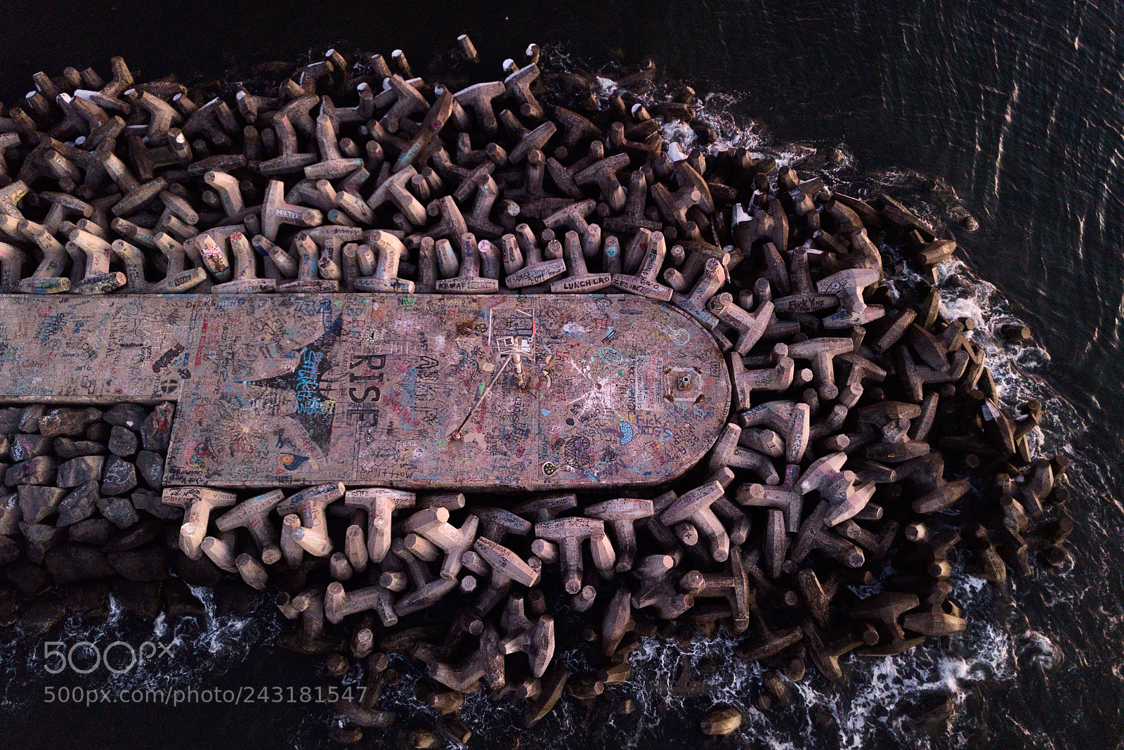 DJI FC220 sample photo. Inlet from above photography