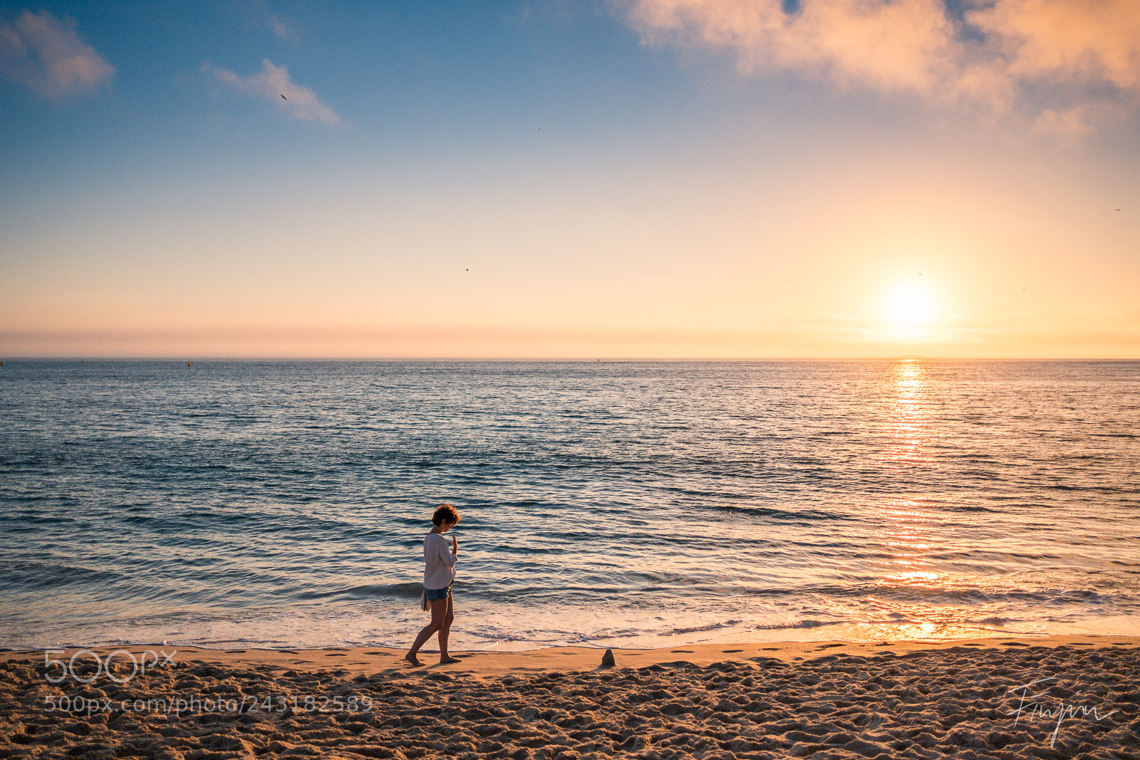 Fujifilm X-T20 sample photo. Nazaré sunset photography