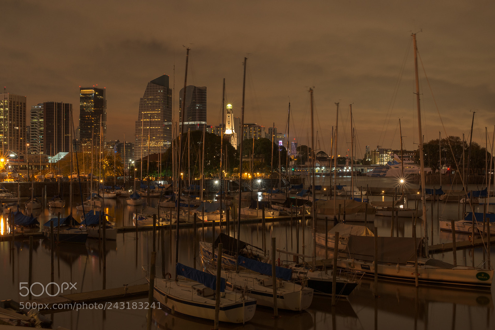 Nikon D610 sample photo. Night marina photography