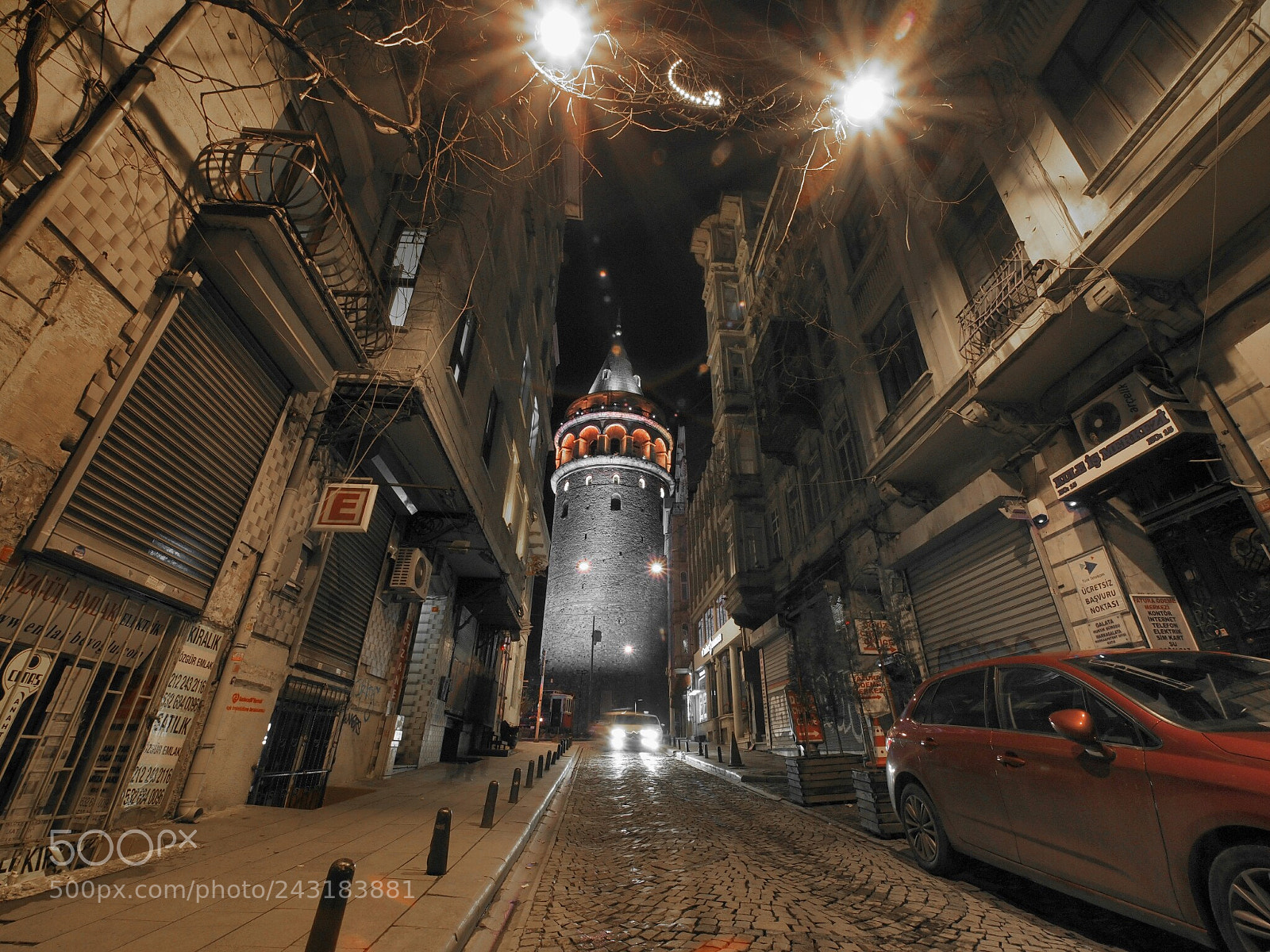 Olympus E-5 sample photo. Galata tower photography