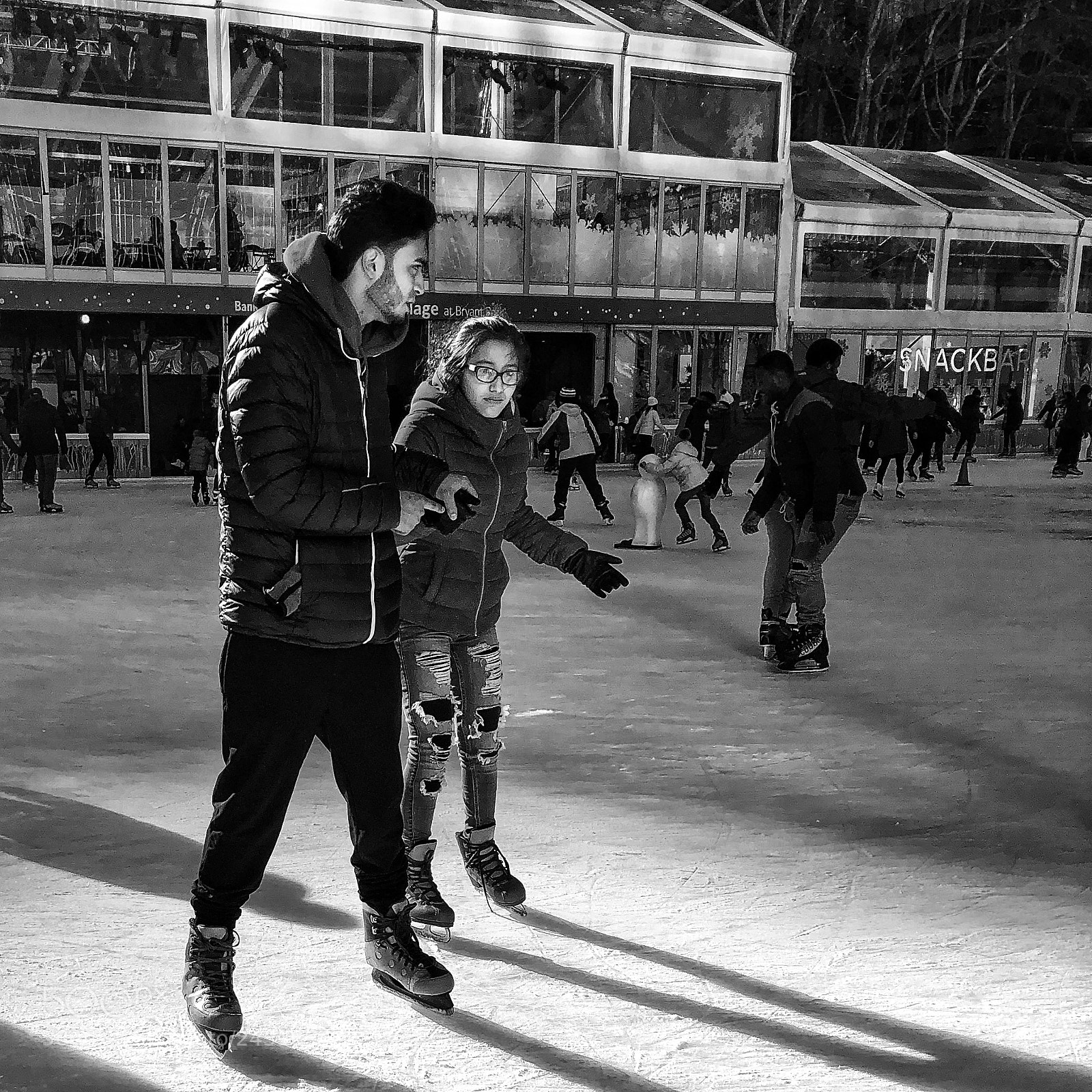 Apple iPhone X sample photo. Nyc skating photography