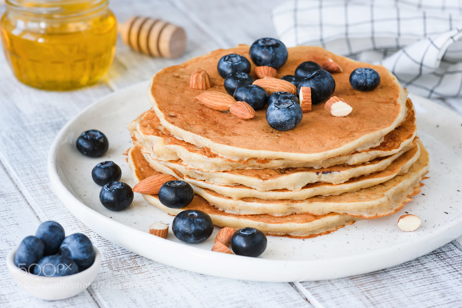 Nikon D810 sample photo. Gluten free oat pancakes photography