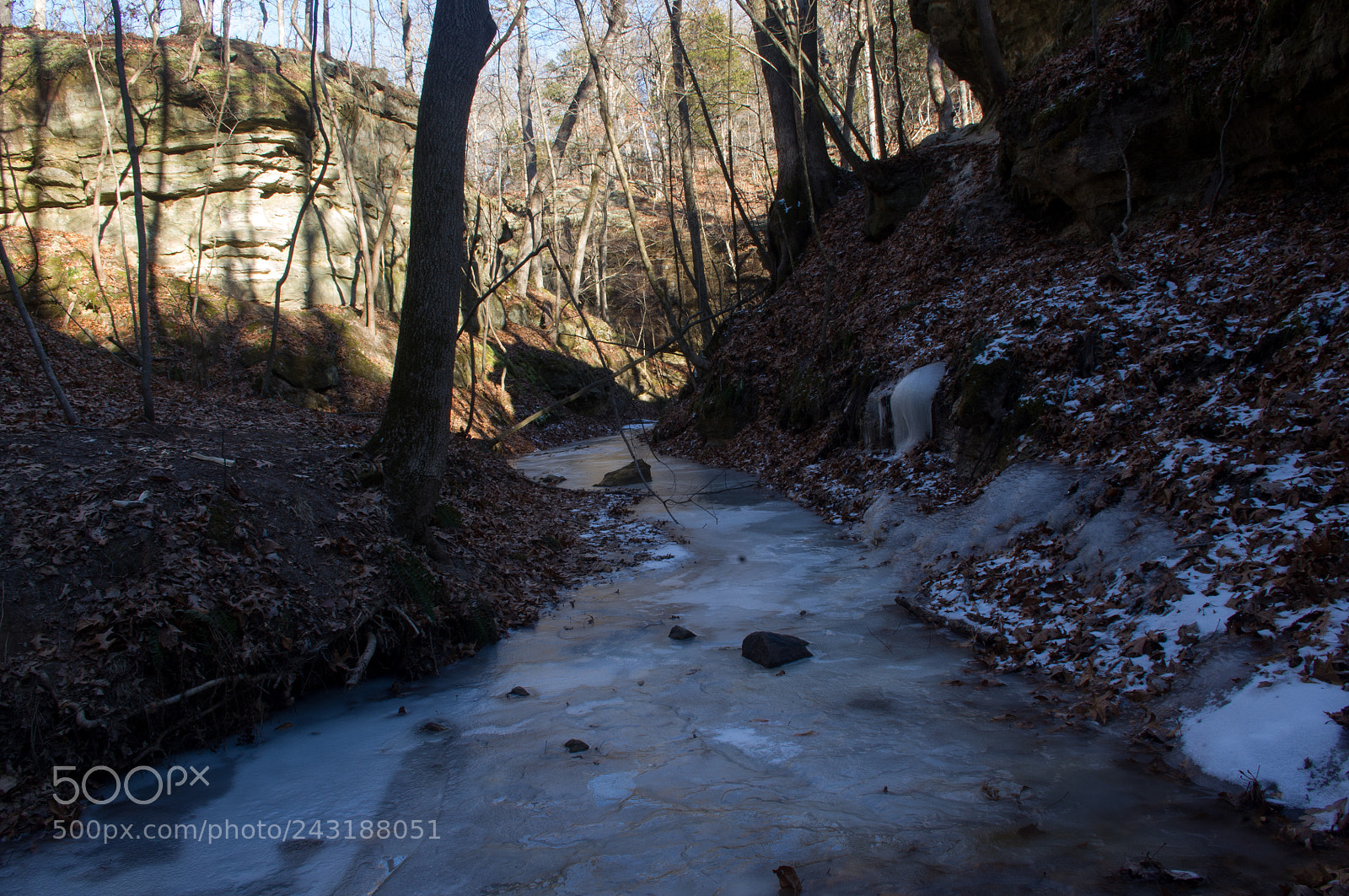 Pentax K-x sample photo. Canyon & ice photography