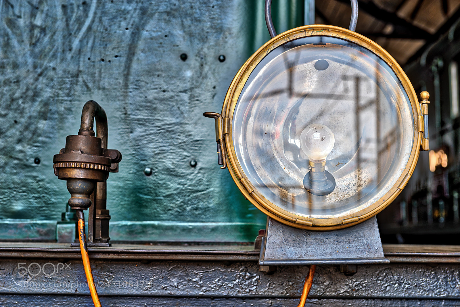 Nikon D810 sample photo. Headlight of swiss electric photography