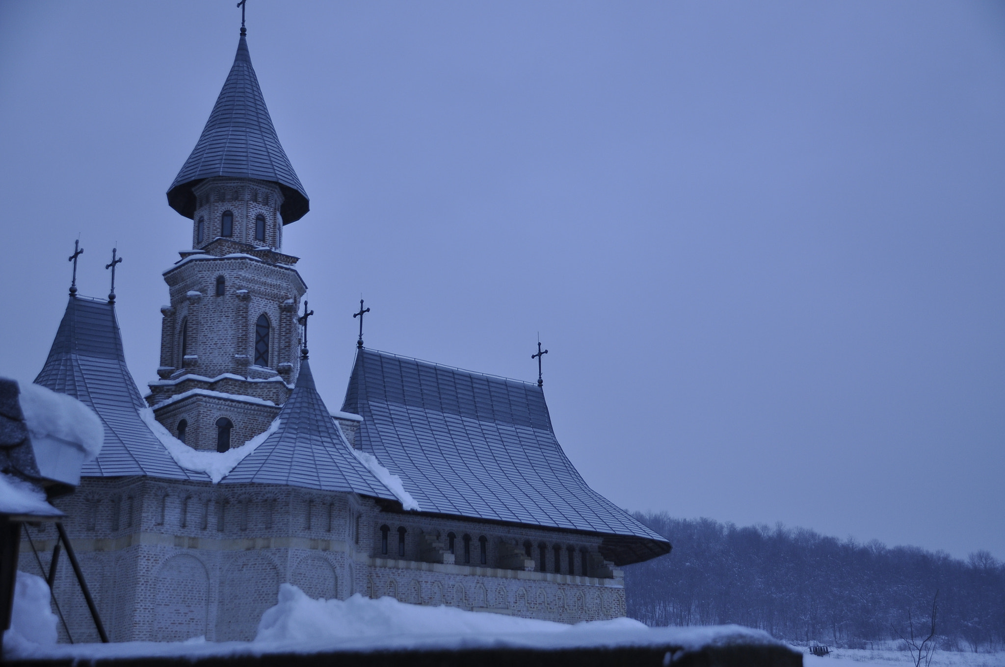 Nikon D90 sample photo. Snowy day photography