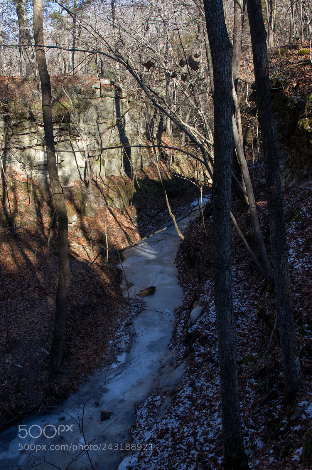 Pentax K-x sample photo. Ribbon of ice photography