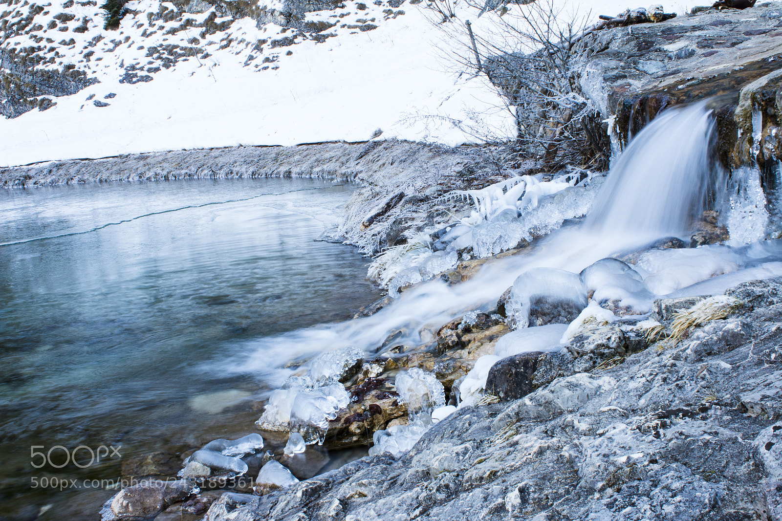 Canon EOS 70D sample photo. Waterfall and ice photography