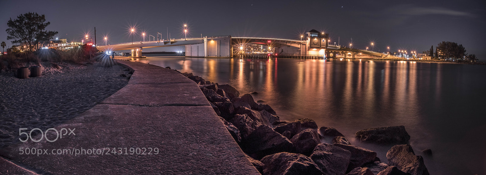 Pentax K-1 sample photo. Pano,  john's pass photography