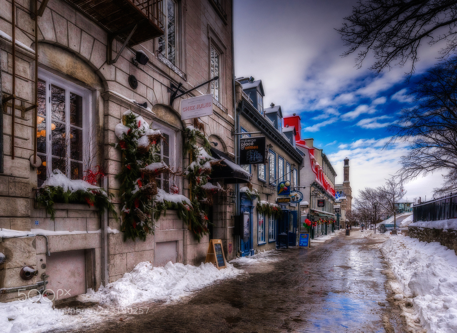 Nikon D810 sample photo. Old town street photography