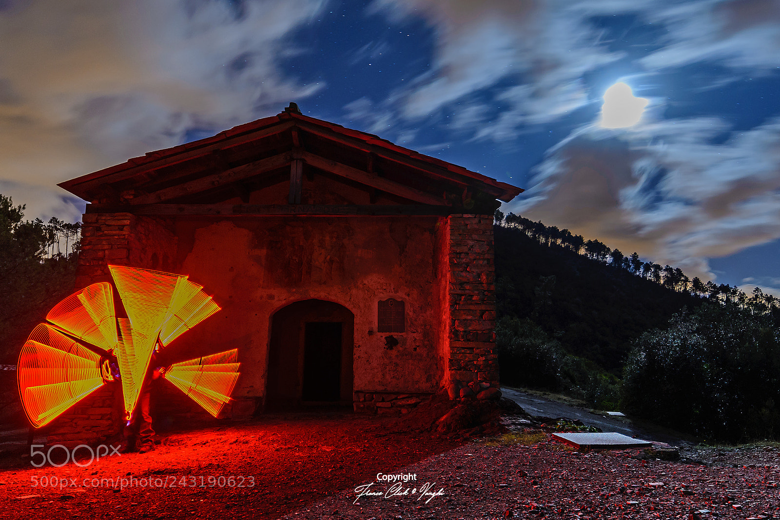 Nikon D610 sample photo. Light painting photography