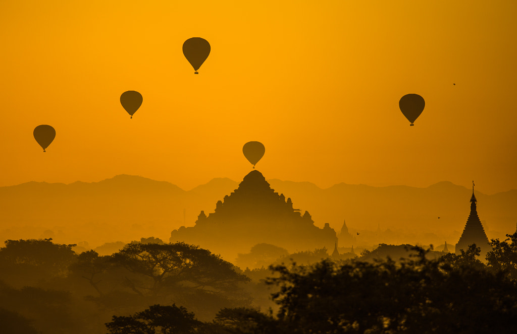 Birds of Bagan, автор — Kishan Harwalkar на 500px.com