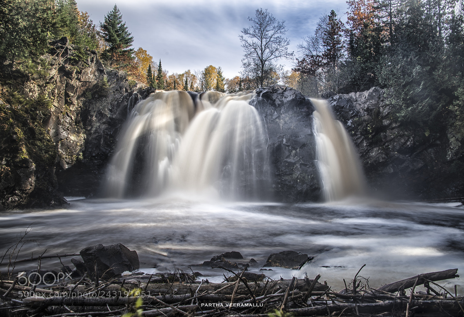 Nikon D810 sample photo. Waterfall at pattison statepark photography