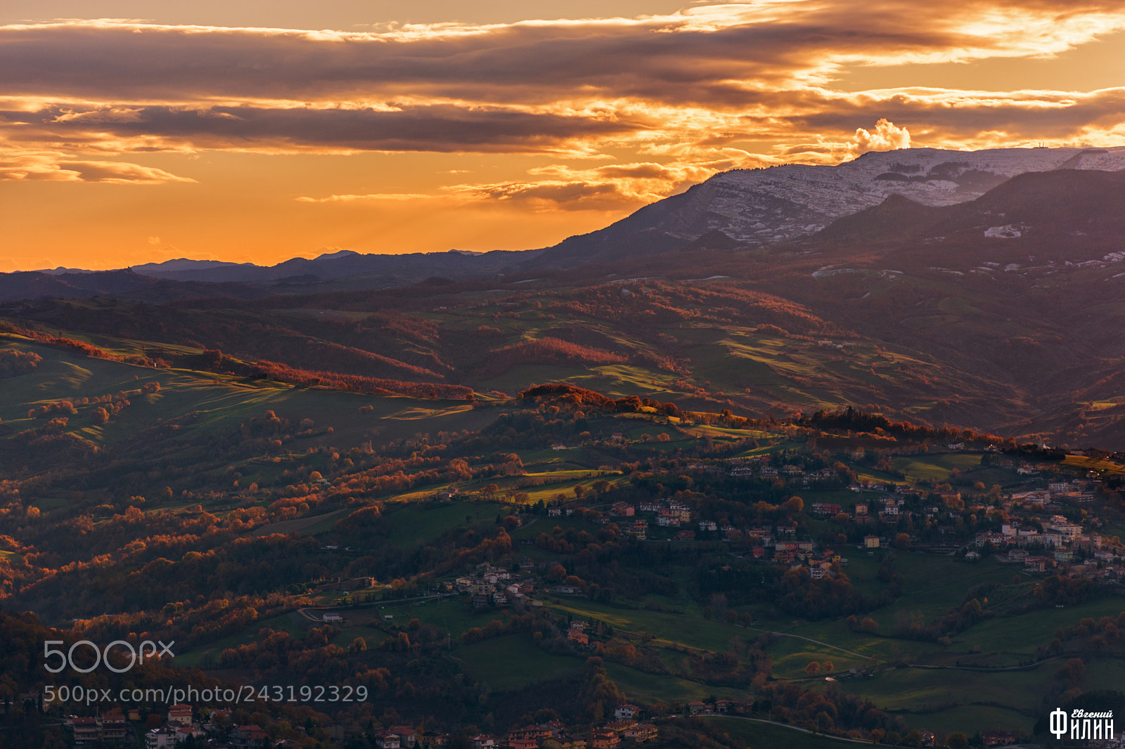 Nikon D7200 sample photo. Sunset in san marino photography