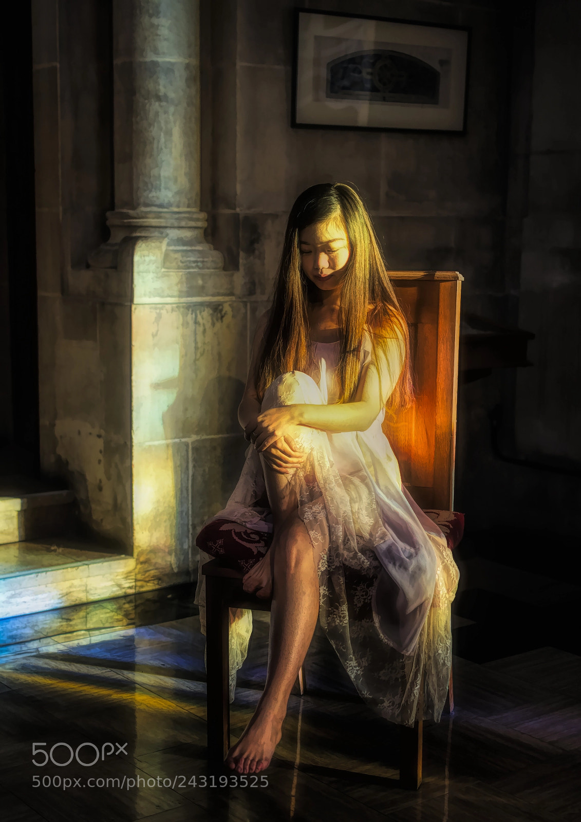 Nikon D7100 sample photo. She who sits in photography