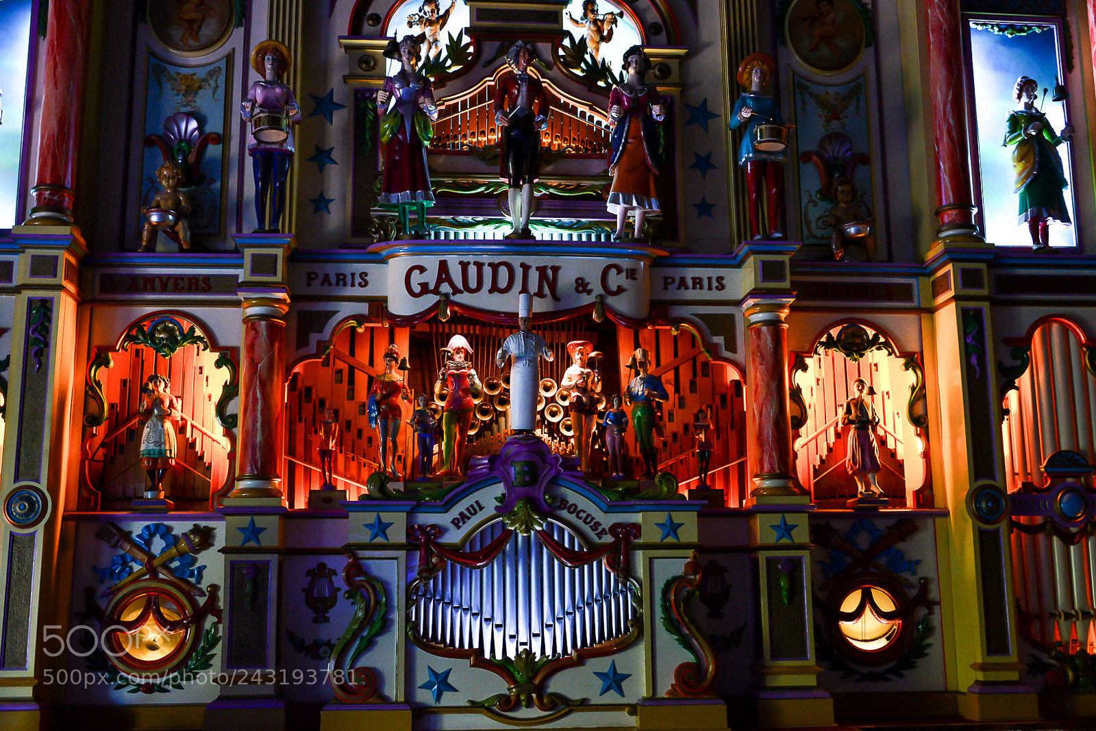 Nikon D610 sample photo. Orgue limonaire paul bocuse photography
