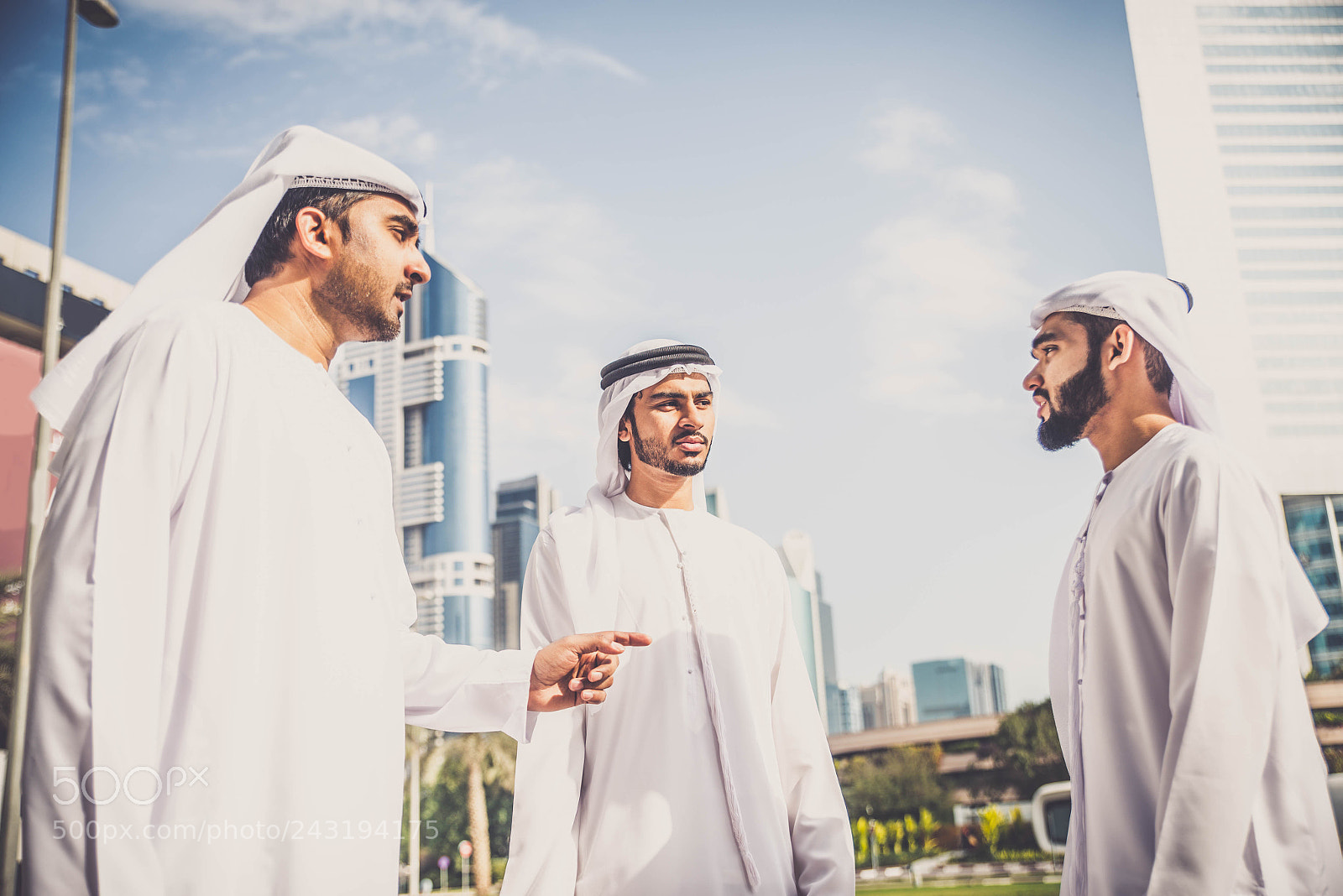 Nikon D610 sample photo. Arabian businessmen meeting outdoors photography
