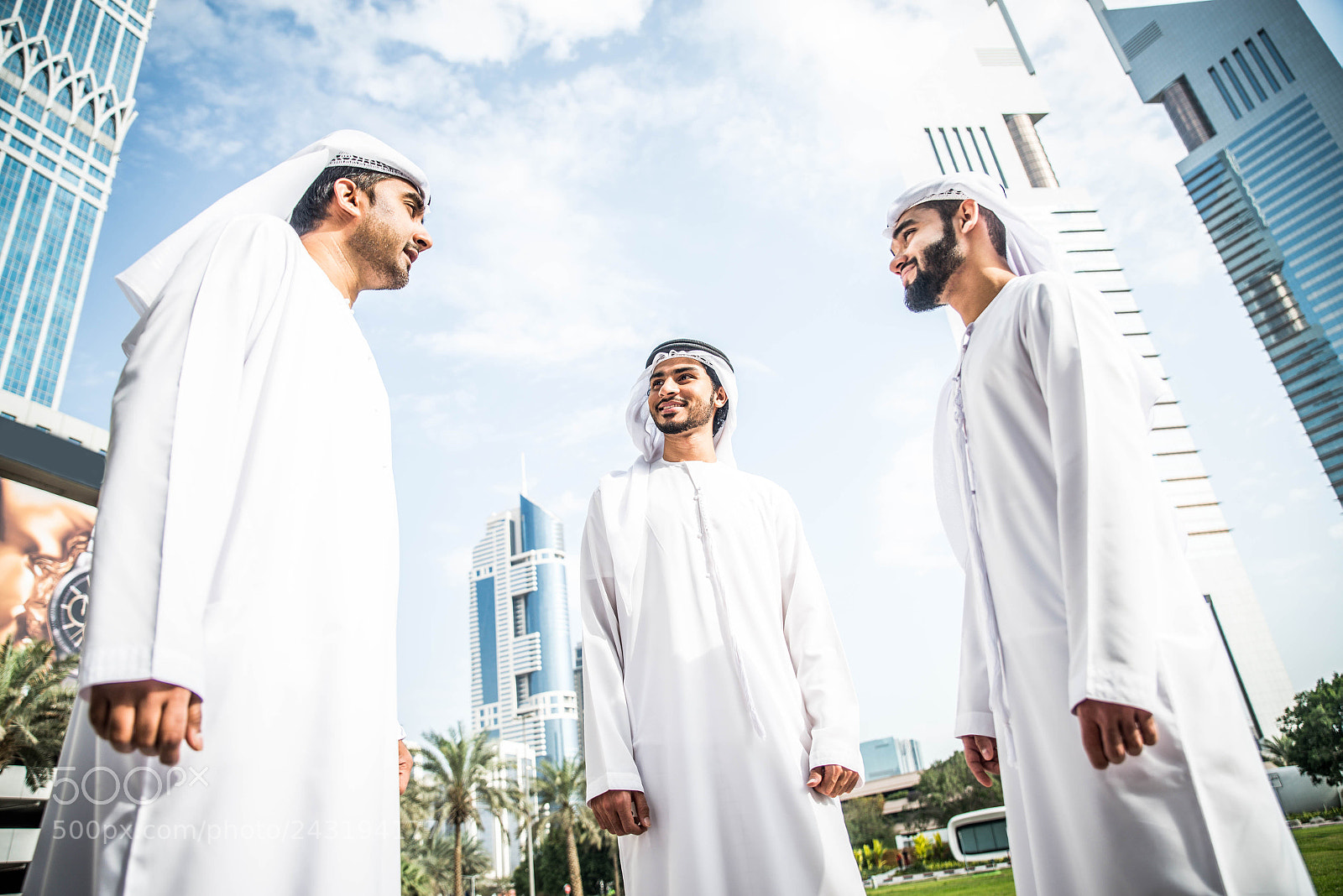 Nikon D610 sample photo. Arabian businessmen meeting outdoors photography
