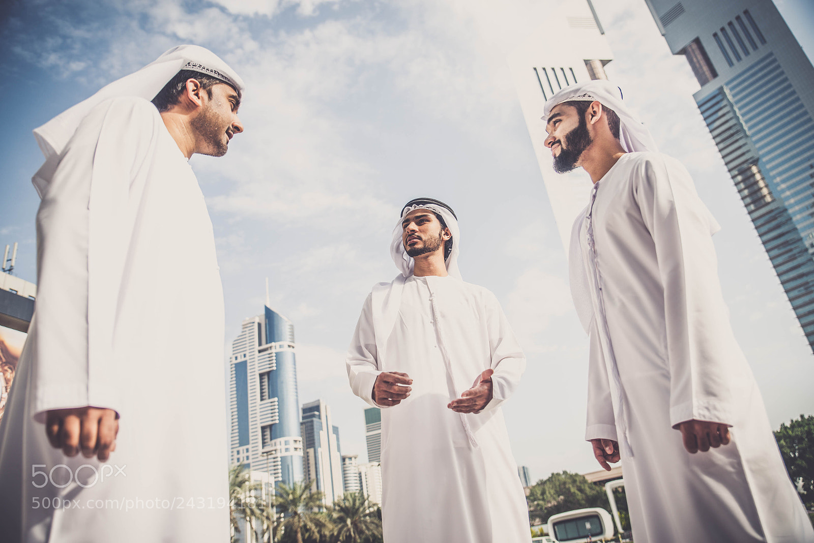 Nikon D610 sample photo. Arabian businessmen meeting outdoors photography