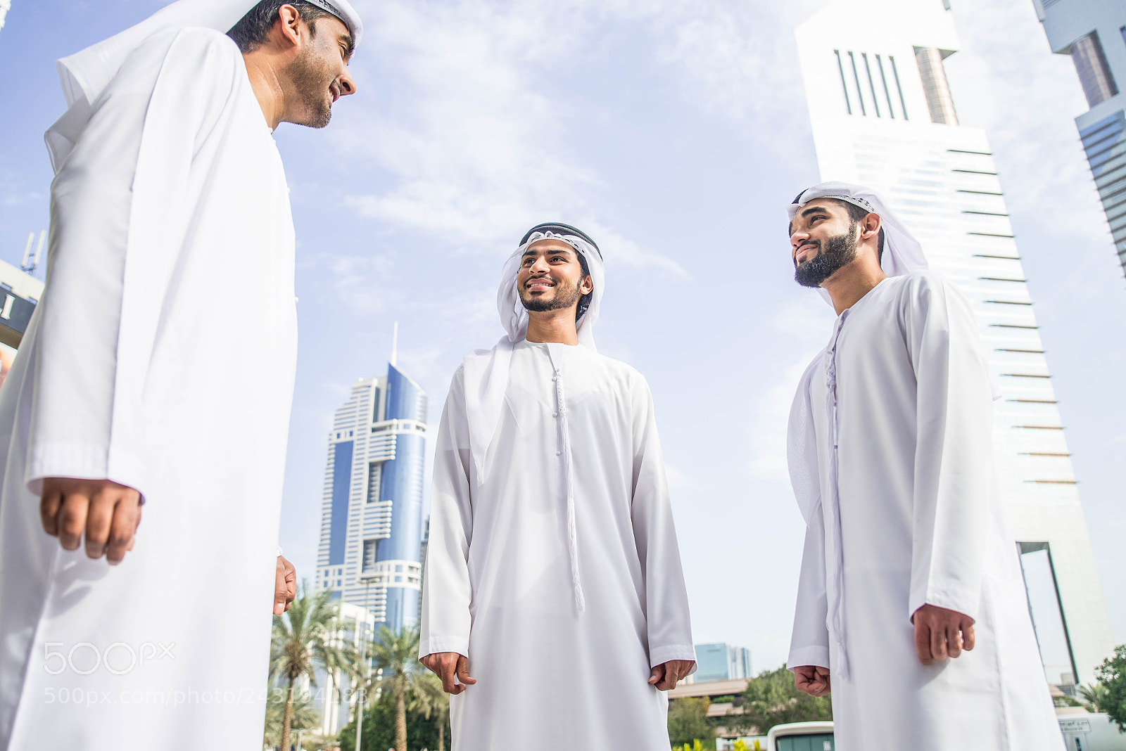 Nikon D610 sample photo. Arabian businessmen meeting outdoors photography
