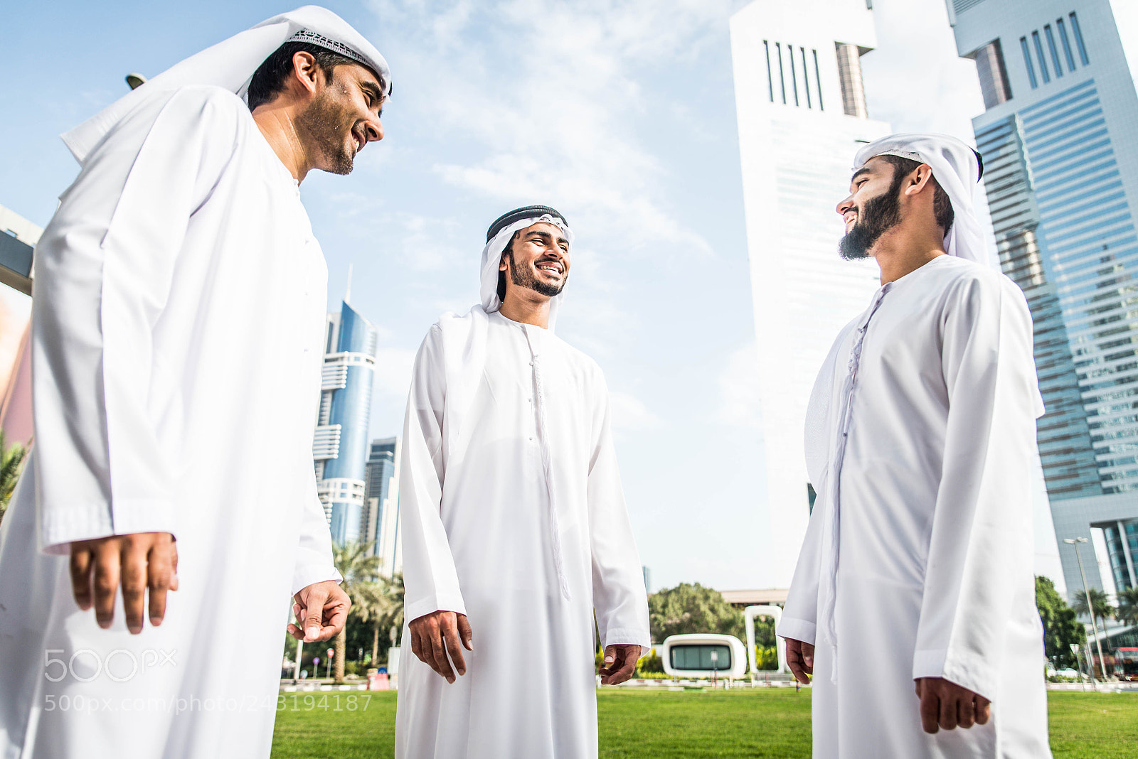 Nikon D610 sample photo. Arabian businessmen meeting outdoors photography