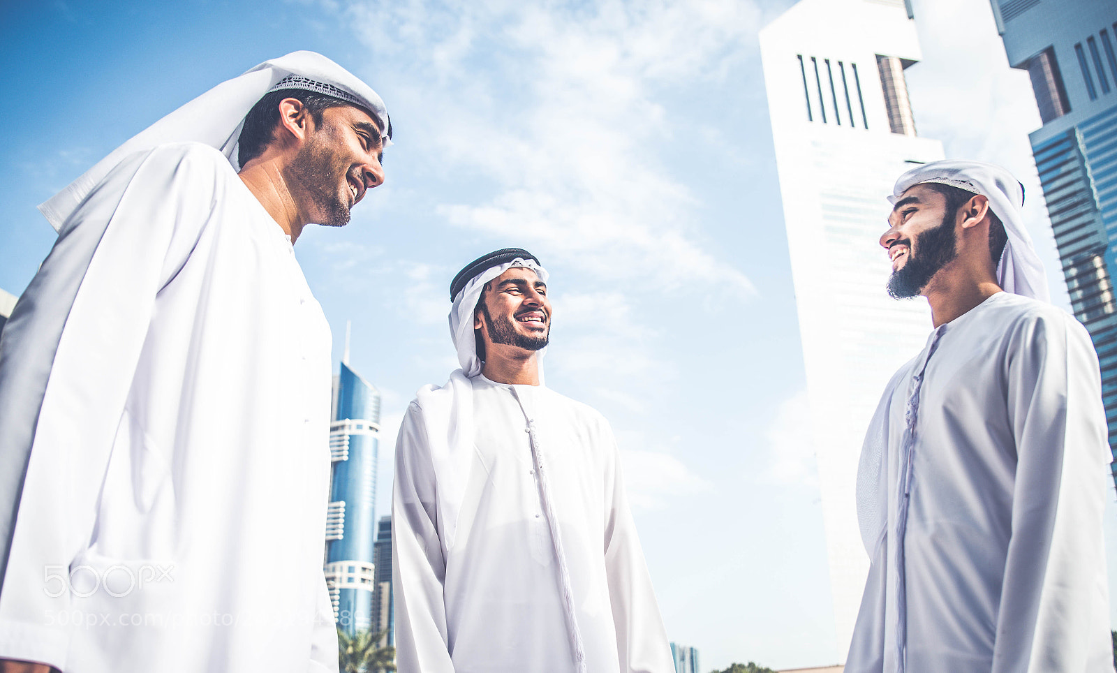 Nikon D610 sample photo. Arabian businessmen meeting outdoors photography