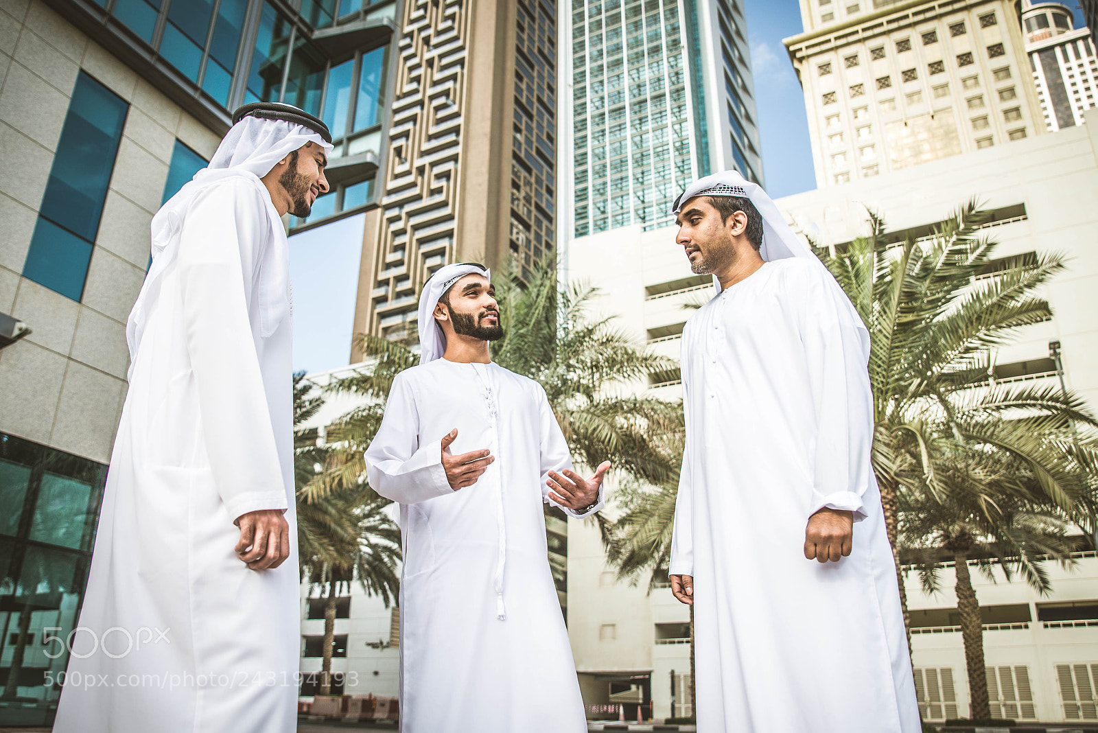 Nikon D610 sample photo. Arabian businessmen meeting outdoors photography