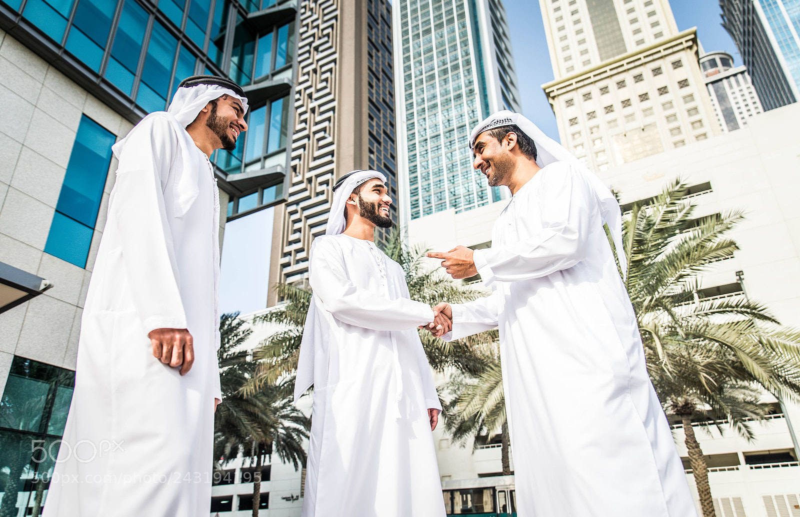Nikon D610 sample photo. Arabian businessmen meeting outdoors photography