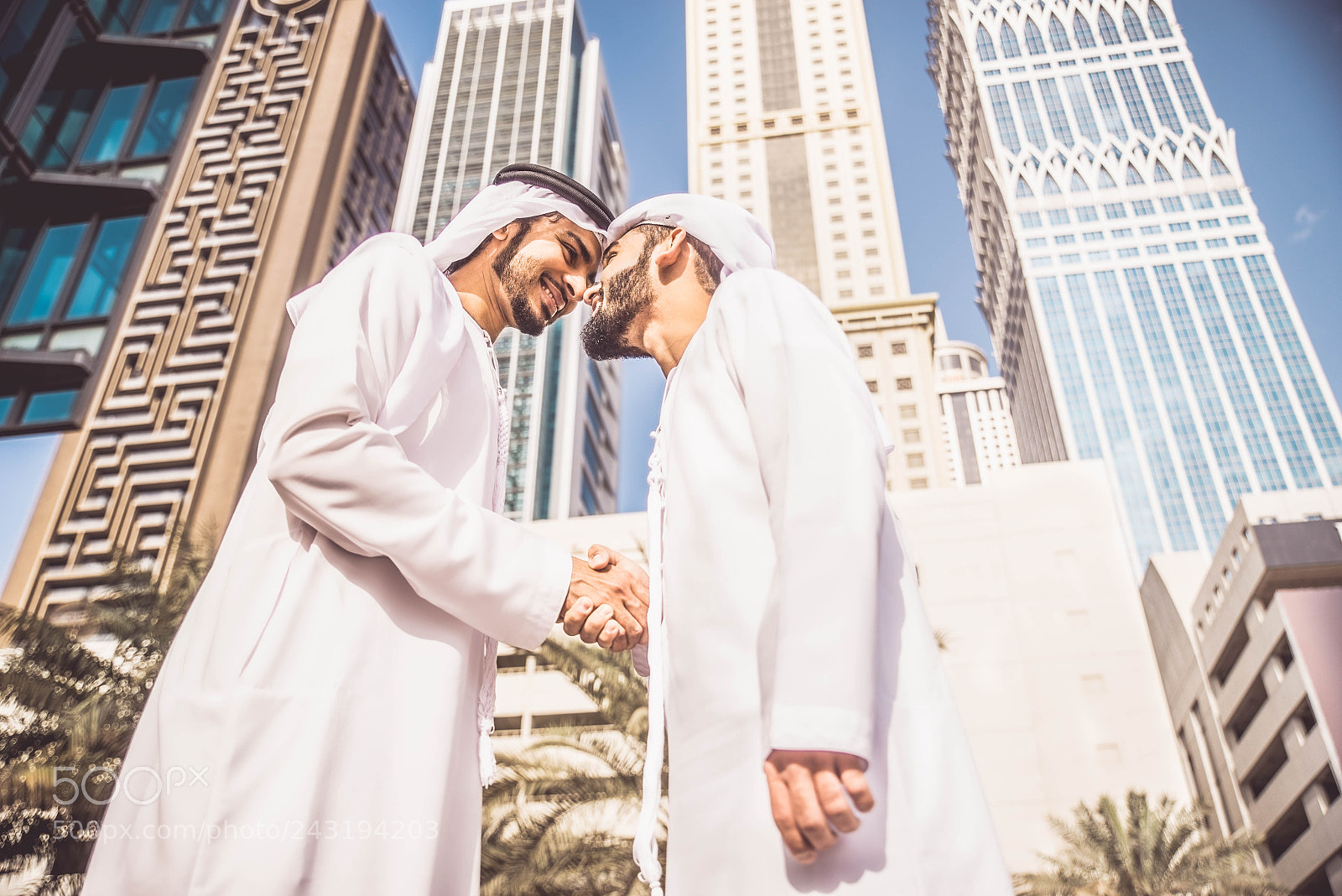 Nikon D610 sample photo. Arabian businessmen meeting outdoors photography