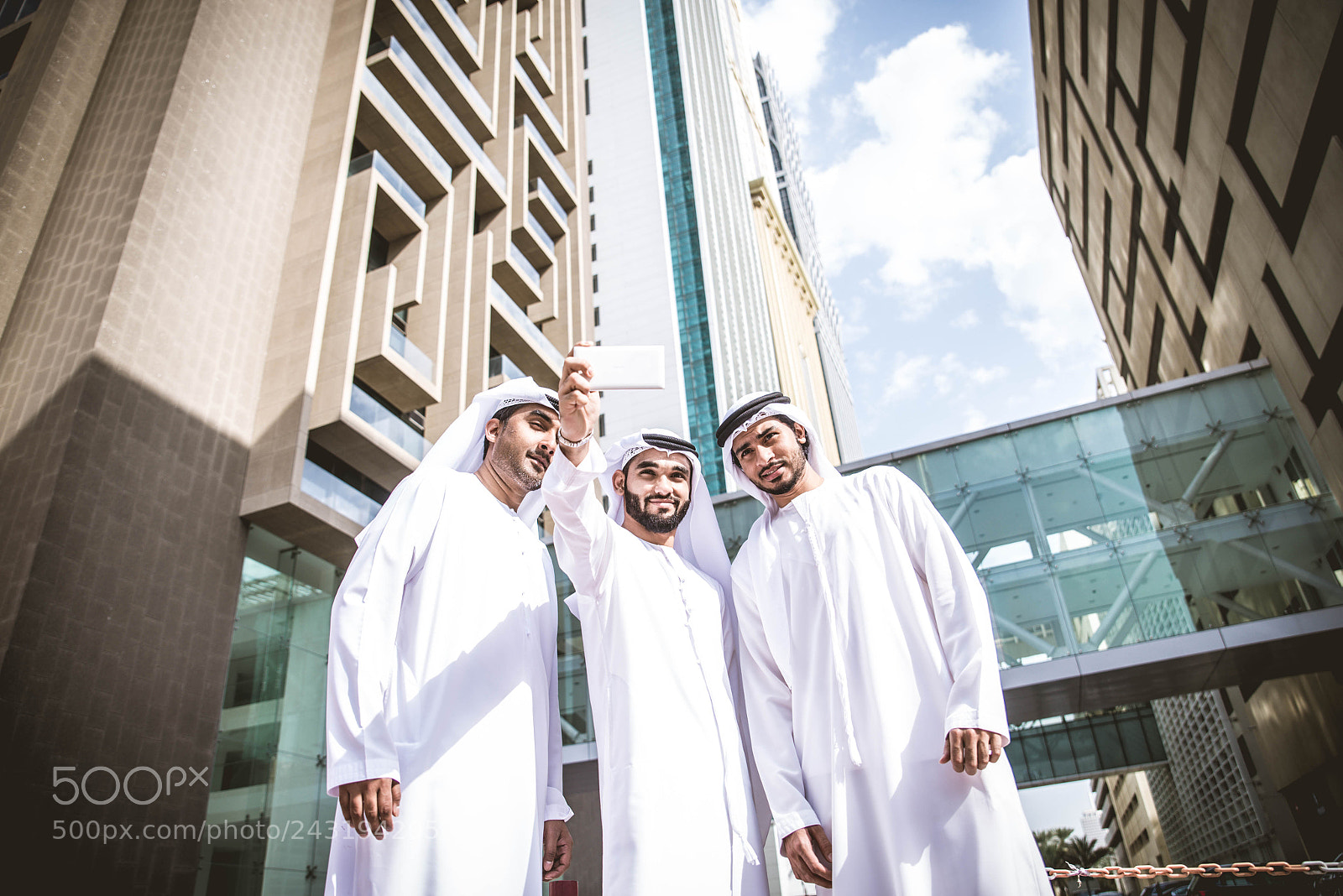 Nikon D610 sample photo. Arabian businessmen meeting outdoors photography