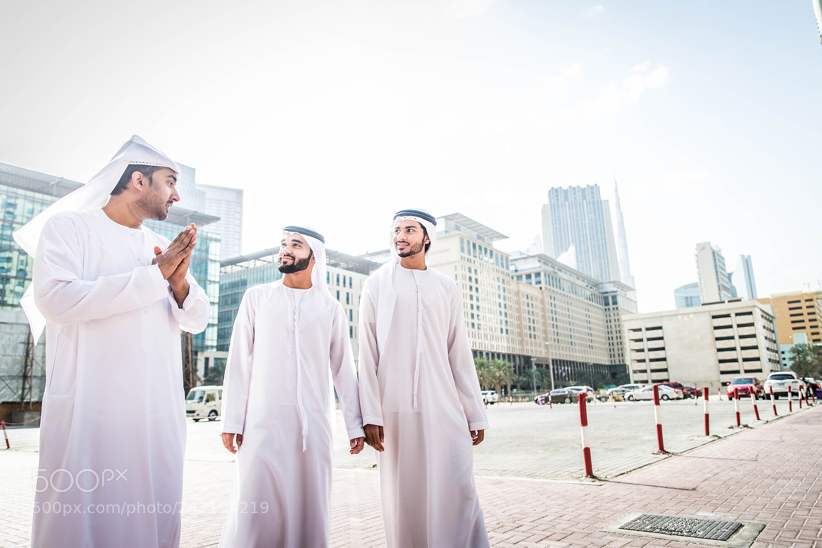 Nikon D610 sample photo. Arabian businessmen meeting outdoors photography