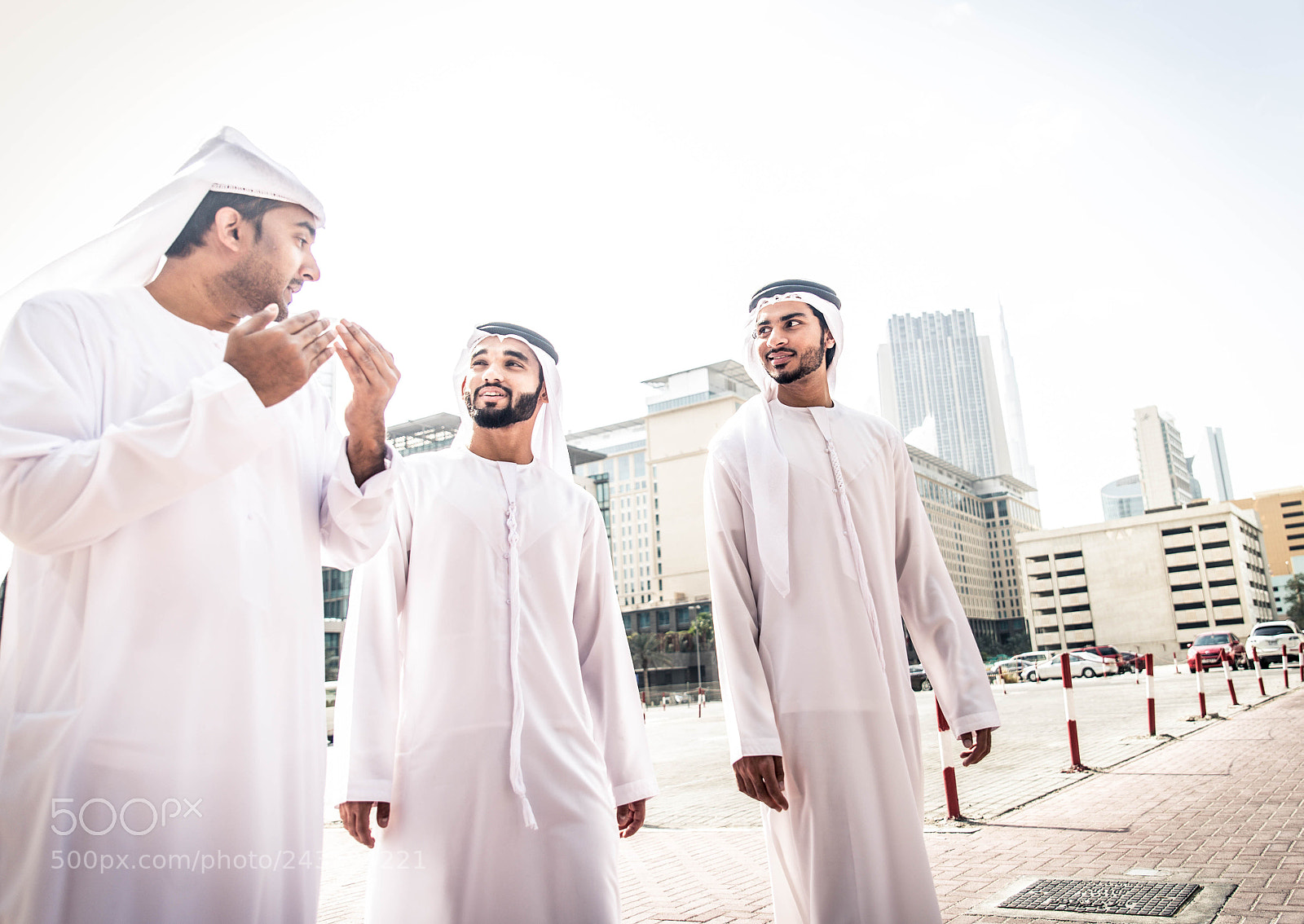 Nikon D610 sample photo. Arabian businessmen meeting outdoors photography